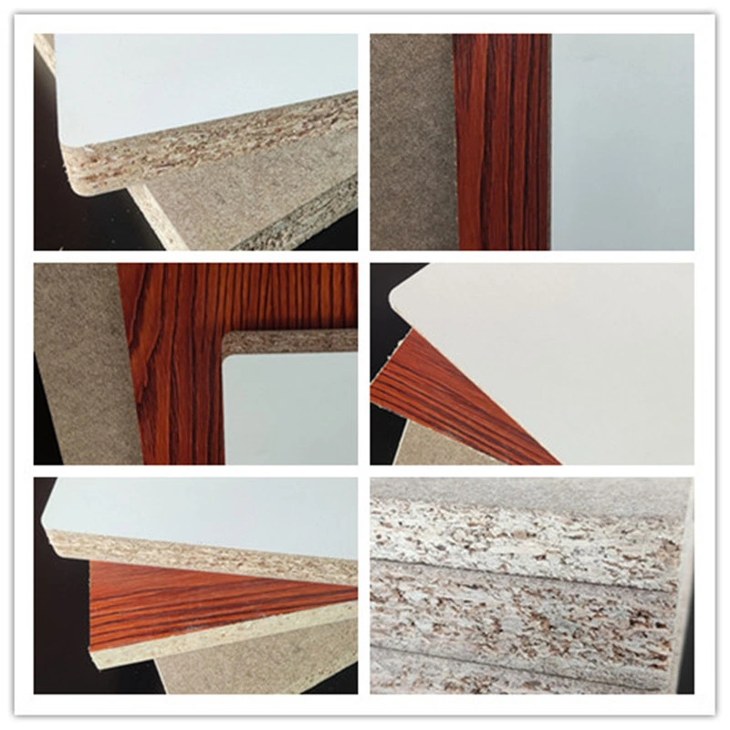 Good Price 18mm E1 Grade Plain Raw or Melamine Faced Particle Board for Cabinet Core